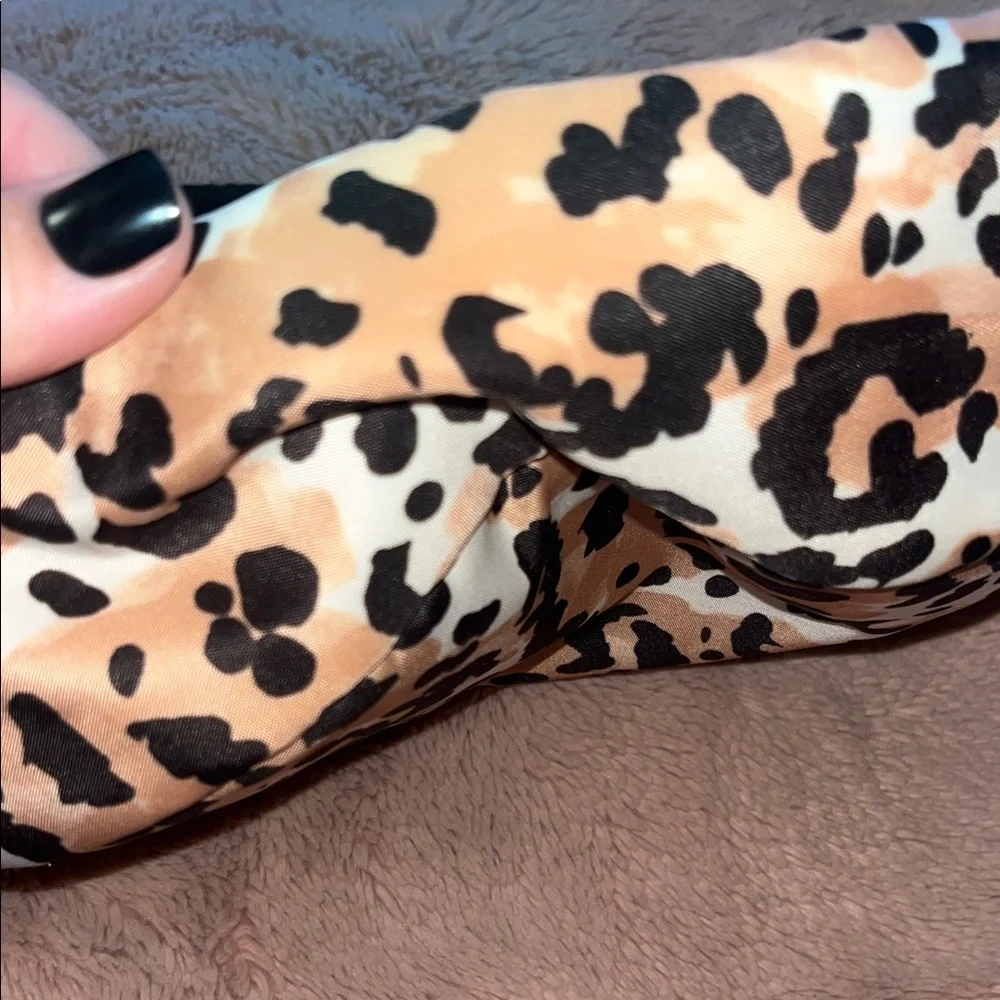 Brighton Leopard-Print Crossbody with Red Accents